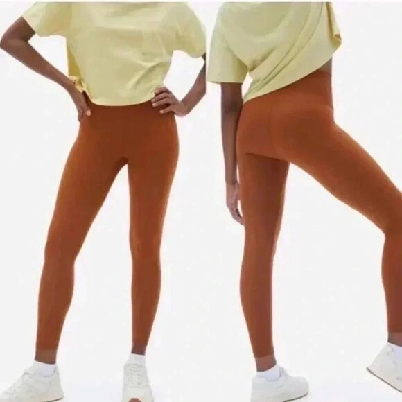 Everlane The Perform Legging Amber Orange Size X-Small NWT - Picture 1 of 7